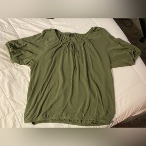 Torrid Olive Green Blouse